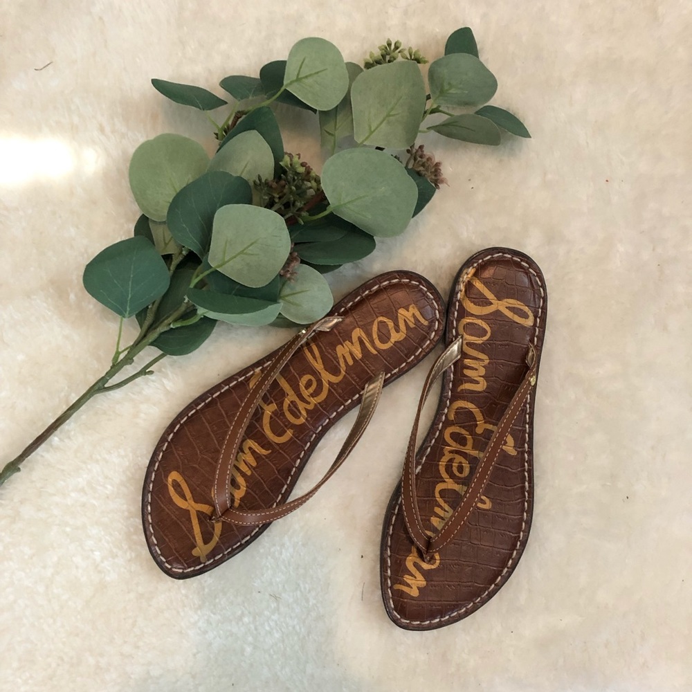 NWT Sam Edelman Gracie Sandal Brown Leather  6